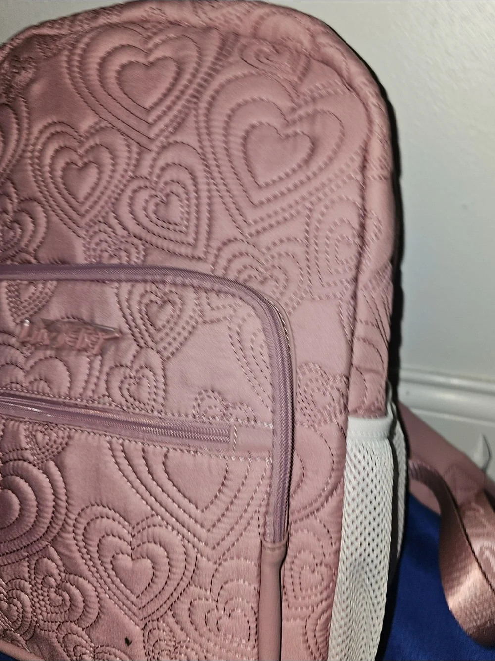 NEW BETSEY JOHNSON PINK BACKPACK WITH PURSE